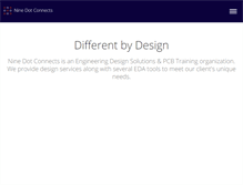 Tablet Screenshot of ninedotconnects.com